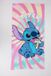 Stitch Ice Cream serviette de plage 70 x 140 cm polyester
