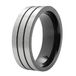 Zippo Ring - roestvrij staal - zilver, zwart - maat 70
