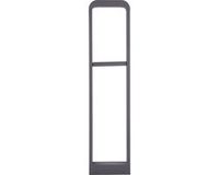 Lindby Darko Lampe d'extérieur LED 80 cm gris foncé aluminium/plastique