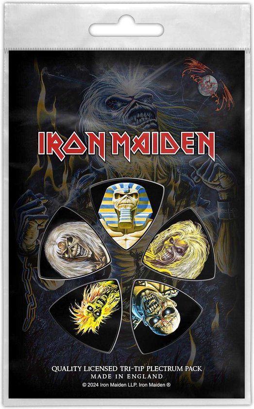 Iron Maiden Classic Albums Unisex Plectrumset - meerkleurig - Standard