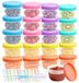 Boîtes alimentaires 20 pièces - 120 ml, anti-fuite - Mini-pots à sauce réutilisables