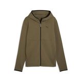 PUMA TECH FULL-ZIP Hoodie DK Loden Vert