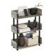Furinno Turn-N-Tube 3-Tier Toolless Display Rack, Frans eiken/Zwart