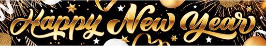 Fiestas Guirca Spandoek Happy New Year - 290 x 50 cm
