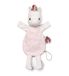 LILLIPUTIENS - Peluche phosphorescente – Lena la licorne – jouet doux pour un sommeil paisible – clip pour sucette intégré – cadeau de naissance intelligent et mignon – 83615