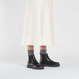 Birkenstock Highwood Slippers - Zwart - Leer - Heren - Maat 39