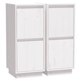 VidaXL Dressoir Wit Grenenhout