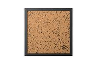 Bi-Office Memoboard B&W kurk met zwarte EVA-inzetstukken, zwart MDF-frame, 45x45cm