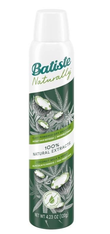 Batiste Naturally Coconut Milk & Hemp Seeds Dry Shampoo - 200 ml