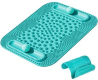 Merkloos Wan GmbH Voetmassagepad - Acupressuur mat Beenstimulator - Spierontspanning Bevorderen - Dubbele Bol Banen - 50.5 x 42.5 cm - Grijs