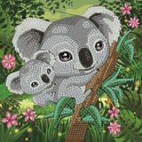 Crystal Art Craft Buddy Crystal Card Kit | Diamond painting Koala Hugs