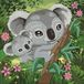 Crystal Art Craft Buddy Crystal Card Kit | Diamond painting Koala Hugs