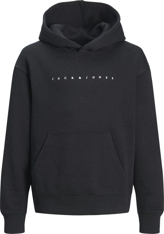 JACK&JONES JUNIOR JJESTAR JJ SWEAT HOOD NOOS JNR Jongens Trui - Maat 176 - Zwart