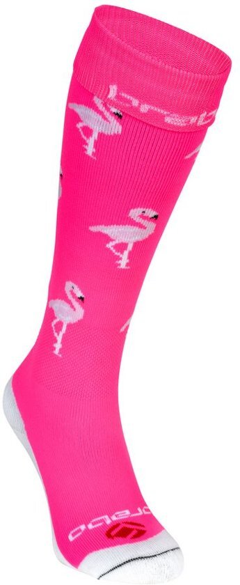 Brabo Socks Flamingo Neon Pink Sportsokken Unisex - NEON Pink