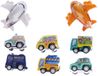 Wiky vehicles Set de transport urbain 8 pièces 7 cm