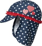 Playshoes UV-zonnepet voor meisjes - hartjes - multicolor - maat L (53CM)