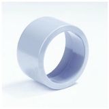 Dyka Inzetverloopring PVC grijs 100 x 70mm