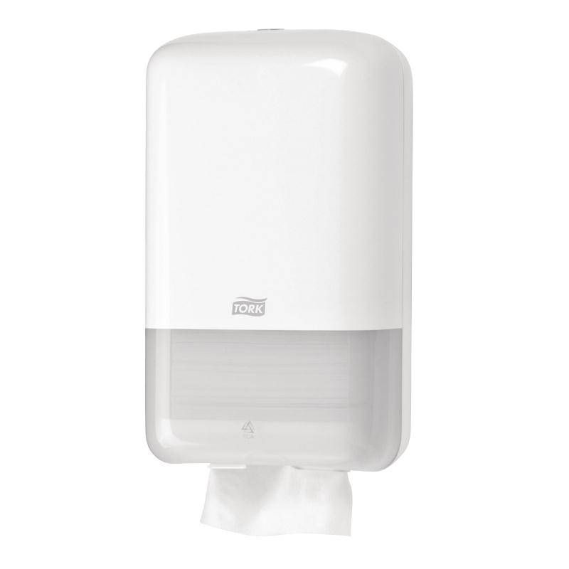 Tork Gevouwen Toiletpapier Dispenser Kunststof Wit T3