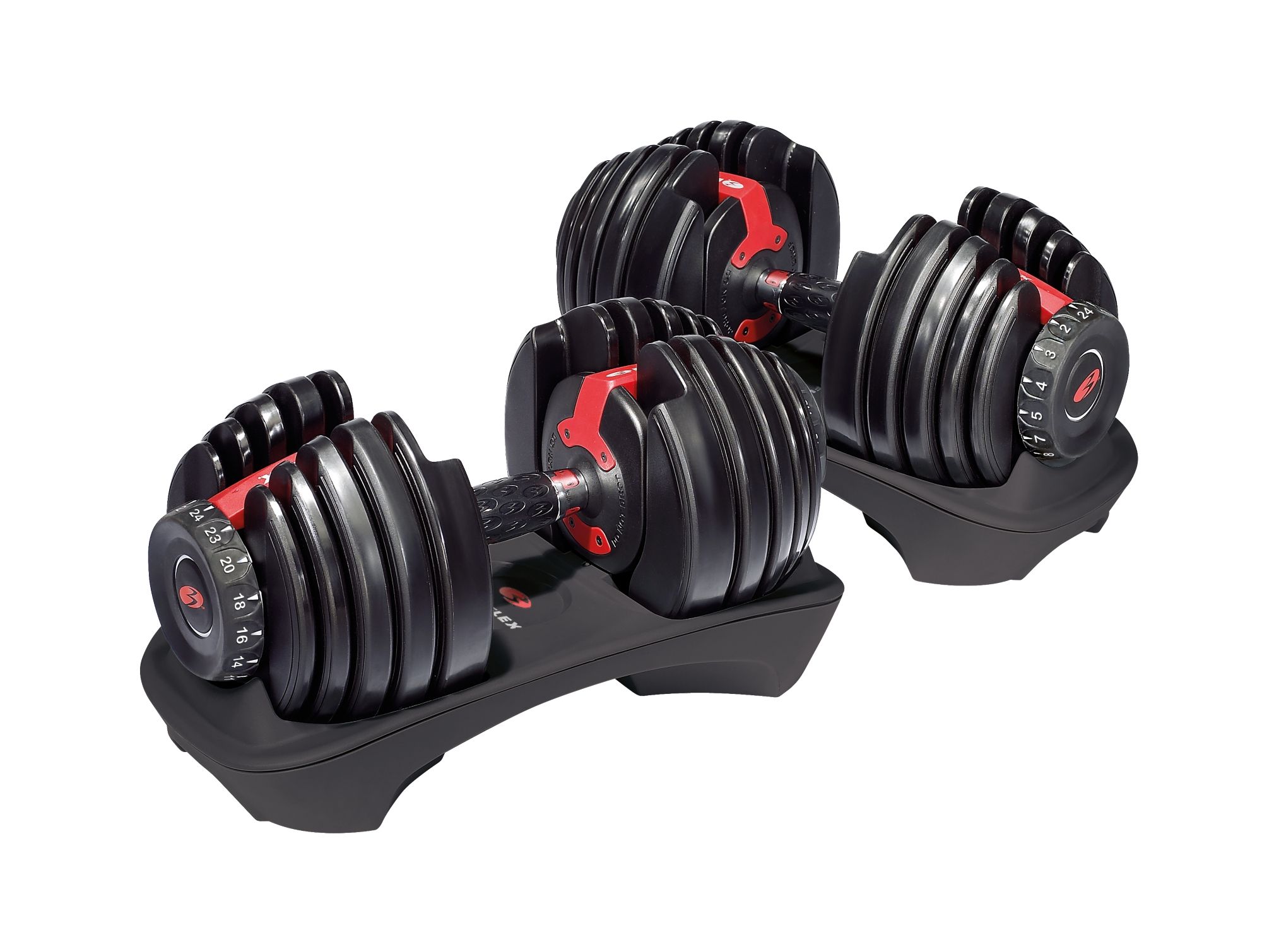 Bowflex SelectTech 552i Dumbbell Set - 2 x 24 kg - Black