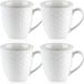 orion group Orion Beker Keramiek - 11 cm - 4 Stuks - Wit