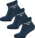 Hummel Snubbie Socks 3 Pk DARK DENIM Unisex Kinderen Katoen Logo Schoenmaat 18-20