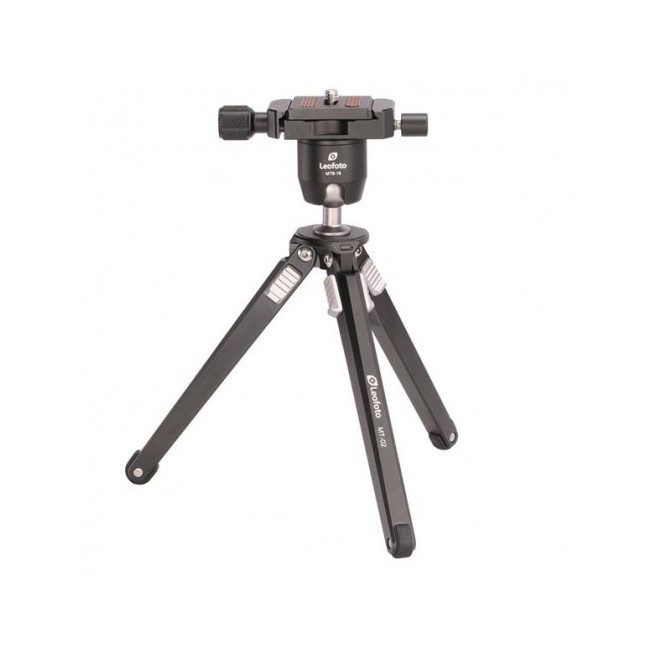 Leofoto MT-02 Mini Tafelstatief + MTB-19 Balhoofd