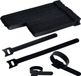 TRU COMPONENTS T24CA059 Klittenband kabelbinder Om te bundelen Haak- en lusdeel (l x b) 150, 200 mm, 12 mm Zwart 100 stuk(s)