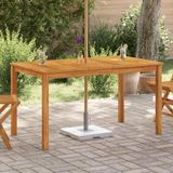 Prolenta Maison Exclusive - Table de jardin 140x80x74 cm en bois massif d'acacia