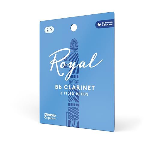 D'Addario Royal Besklarinet Rietjes, Sterkte 2, 3 Stuks