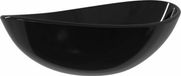 vidaXL Wasbak - Gehard Glas - 54,5x35x15,5 cm - Zwart