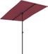 Syfax Parasol met aluminium paal 2x1,5 m bordeauxrood