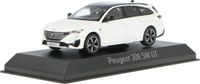 Norev Peugeot 308 GT 2021 Pearl Wit - Modelauto 1/43