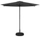 Syfax Bol Tuinparasol met Basis Rechthoekig 2,7 x 2,7 m Polyester