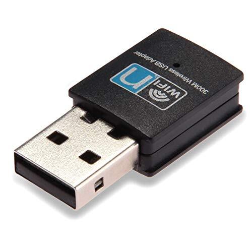 LOTEKOO 300 Mbps USB WiFi Adapter, Draadloze Lan Netwerk Card Adapter Wifi Dongle voor Desktop Laptop PC Windows 10 8 7 MAC OS