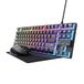 Trust GXT 1794 Gaming-toetsenbordset AZERTY FR met muis en mat, 3-in-1 led-pakket, draadloze muis, oplaadbaar, voor gamers, 80 uur batterijduur, verlicht TKL-toetsenbord, USB, voor pc, kantoor, zwart