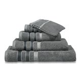 Vandyck Prestige Lines Mole Grey Serviette 60x110