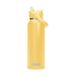 CamelBak Thrive Flip Straw Geïsoleerde roestvrijstalen waterfles met rietje, geel (Yellow Bloom), 1180 ml