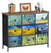 Commode Van Gogh 9 tiroirs