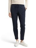 Tom Tailor Wijdvallende Stoffen Broek Real Navy Blue