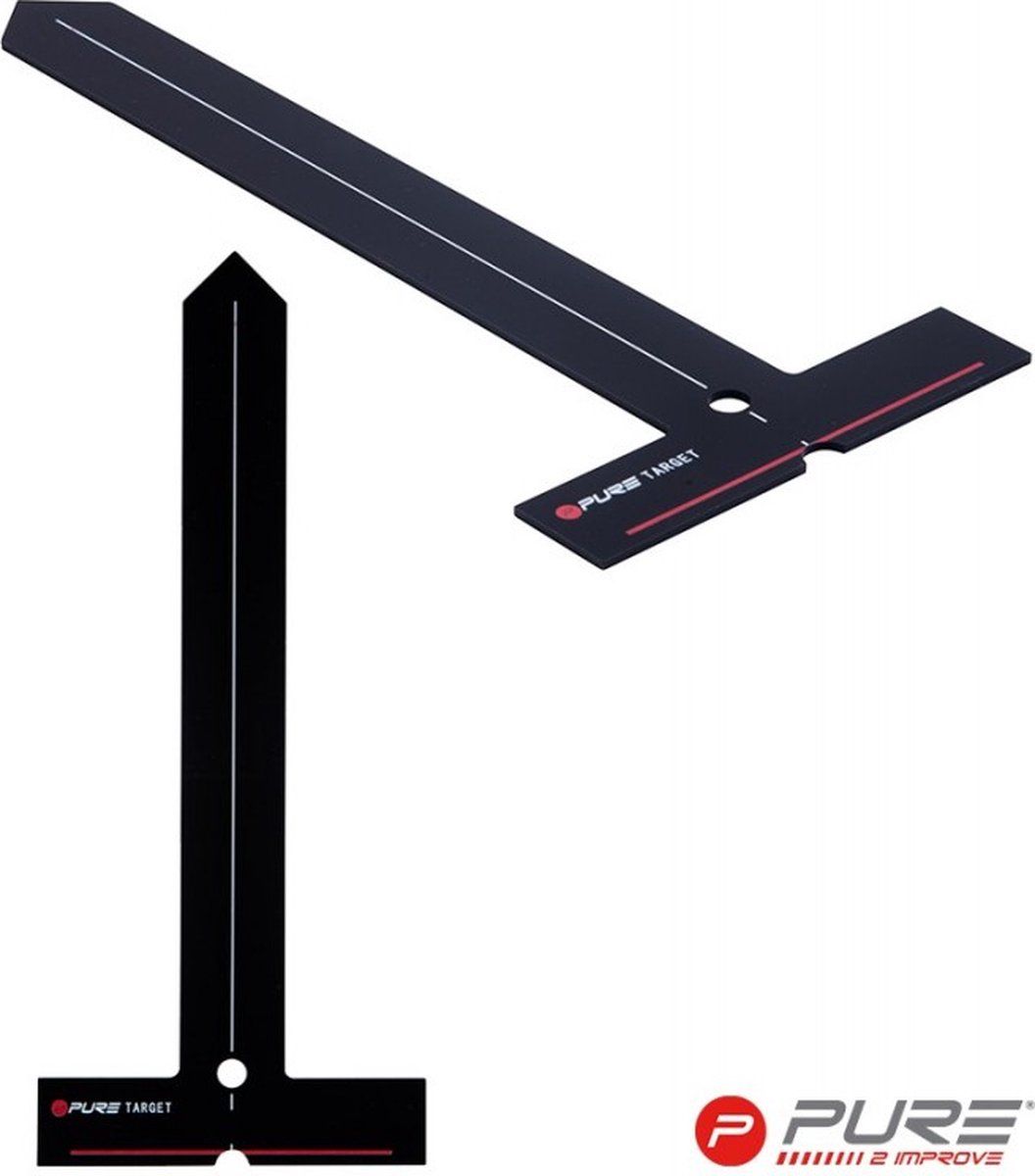 Pure2Improve Pure 2 Improve - Golf - Putting Aim T - Zwart - Acryl - 2022
