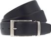 Vanzetti Leren Riem Dresscode: Business 35mm Cambered Belt W90 Black Zwart