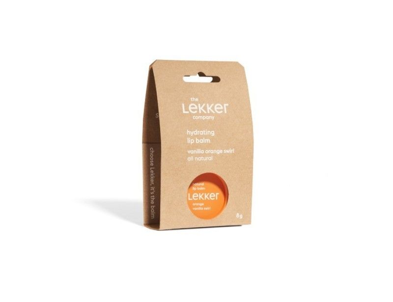 lekker company Natuurlijke lippenbalsem orange 8g