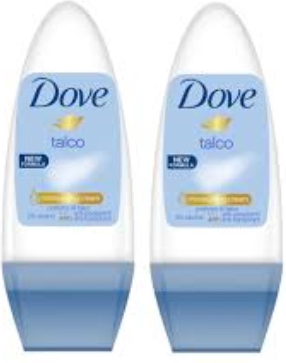 Dove Deo roller Talco - 2 x 50 ml