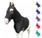 Majestic Ally Elastische lycra paardencapuchon met rits (L, zwart)