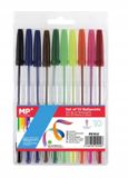 Mp Set van 10 Kleurrijke Pennen, 1.0mm Dikte