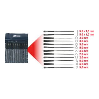 KS Tools naaldvijlenset met kunststof handvat, 12 stuks