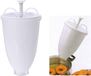 Sans marque Rond Métal Plastique Donutmaker Blanc