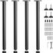 VEVOR Set Van 4 Tafelpoten, 762 Mm Hoog, Koolstofstaal, Matzwart