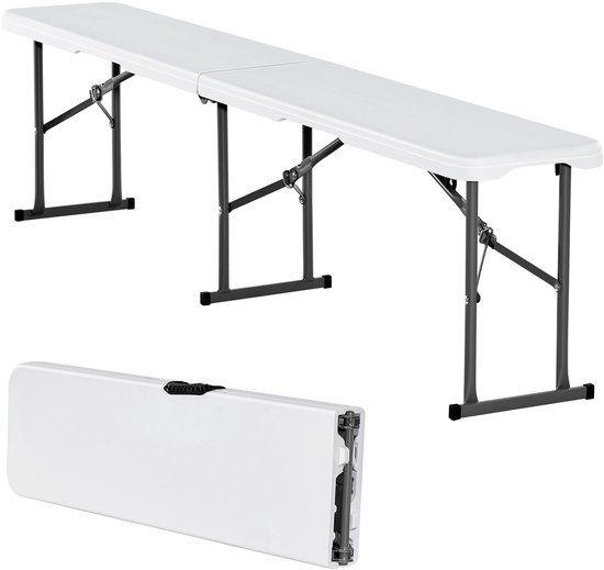 Vevor Opvouwbare Tuinbank - 182cm - Wit