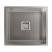 Edesa Makalu BE 45x40 1C R-10 évier encastrable Quadrato acier inoxydable